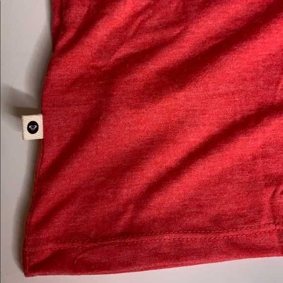 Roxy Girl Embroidered Star Lace Back Tank top new red - Picture 7 of 8
